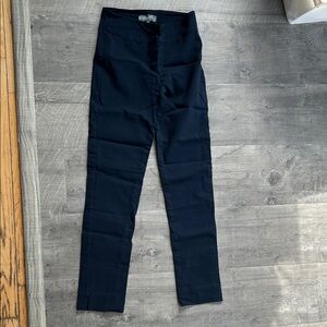 Stylish Navy Blue High-Waisted Pants